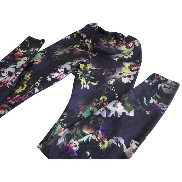 Floral Print High-Waisted Leggings - Picture 3 of 7